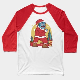 Gorilla Santa Baseball T-Shirt